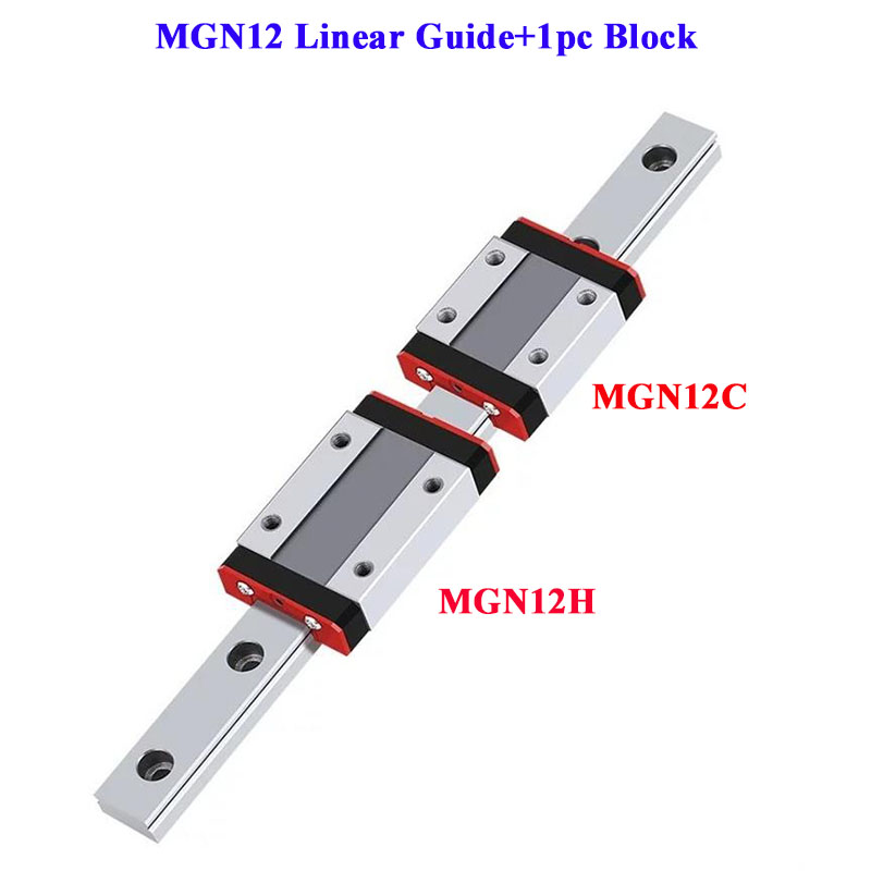 Linear Rail Mgn12H Set - Guide linéaire de 12mm MGN12, Rail