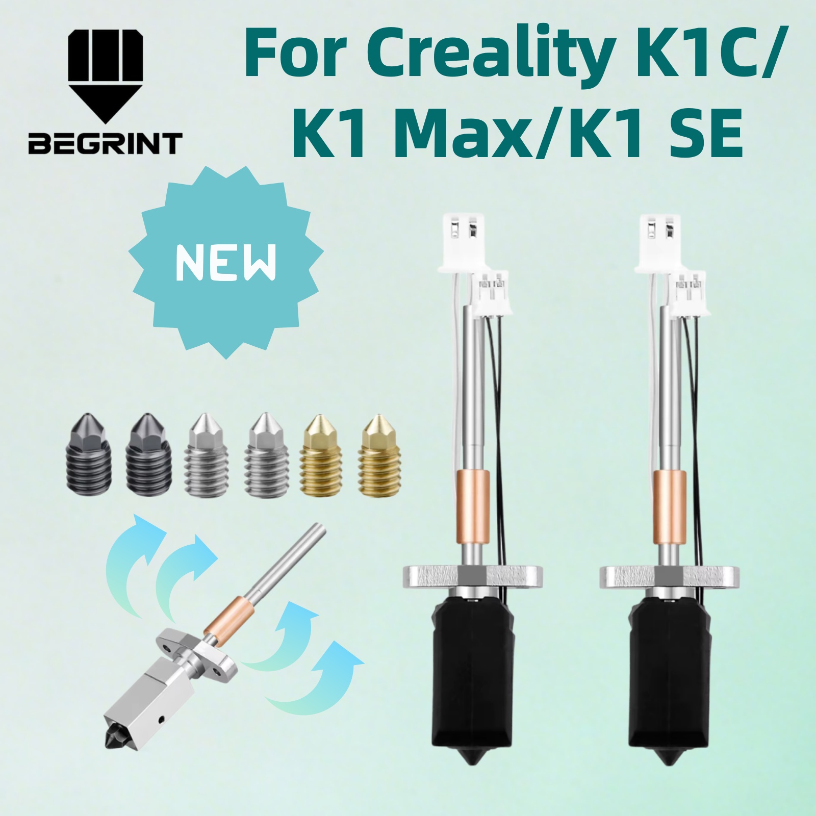 High Flow Ceramic Hotend - Kit de bloc chauffant en céramique
