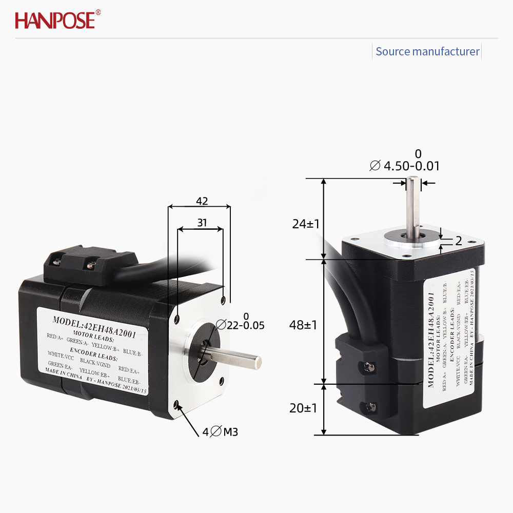 Moteur pas à pas en boucle fer - Closed Loop Stepper Motor Nema 17 avis et prix